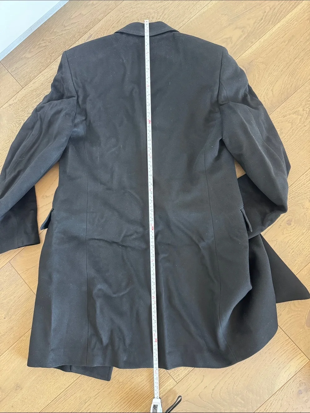 Burberry Men’s Black Wool Cashmere Overcoat (EU50/US40)